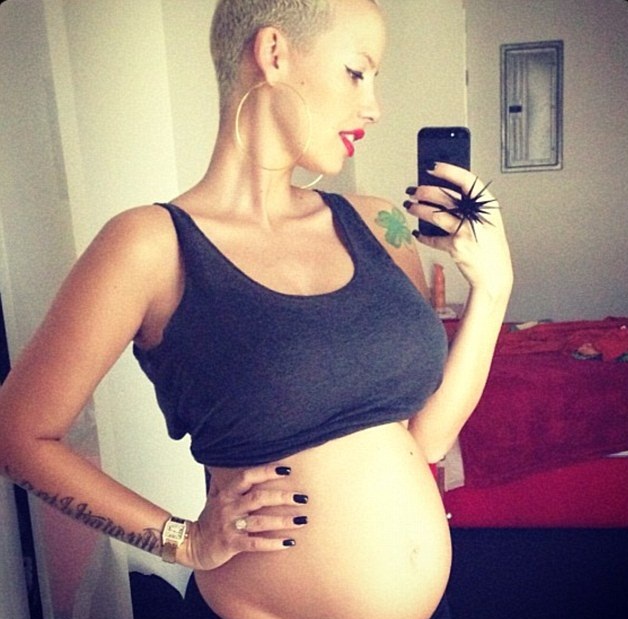 Hot Walls Pics Amber Rose Pregnant Photos